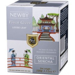 Чай зеленый Newby Oriental Sencha / Восточная Сенча Картонная упаковка (100 гр.)